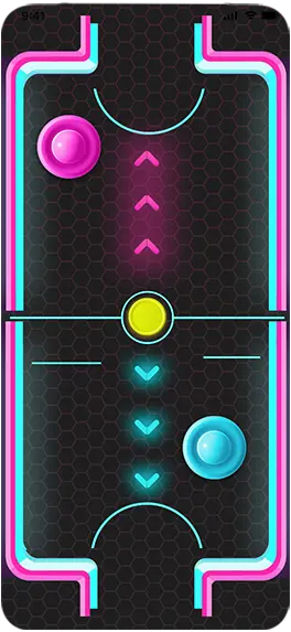 Air Glow Hockey Multiplayer